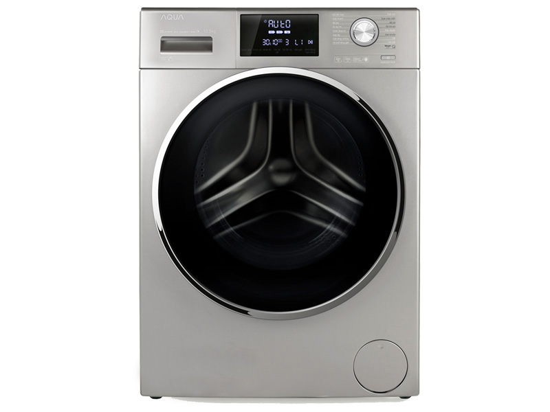 Máy giặt Aqua Inverter 10.5Kg (AQD-DD1050E.S) lồng ngang
