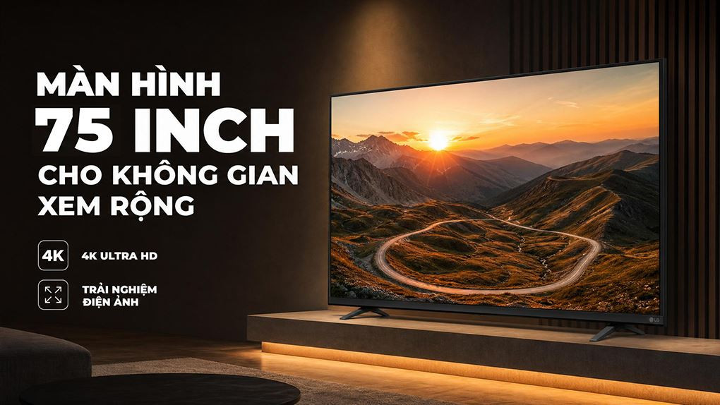LG AI 4K 75 Inch 75NU835BPSA