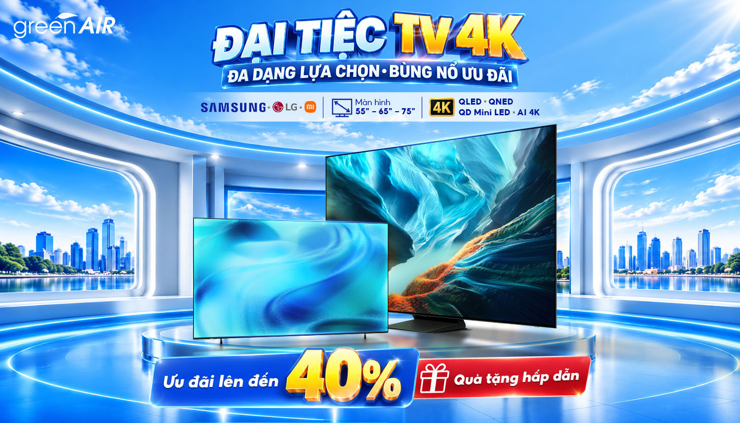 Đại tiệc Tivi 4K