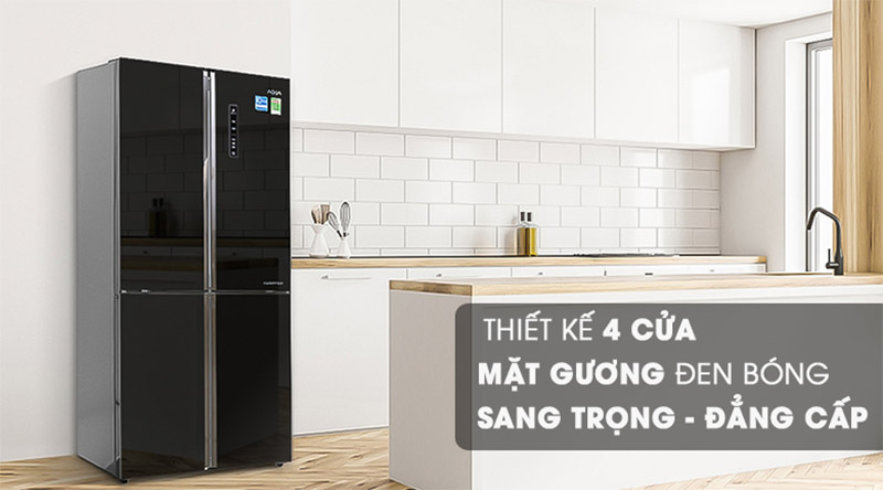 Tủ lạnh Aqua Inverter 456L AQR-IG525AM(GB) (4 cánh)
