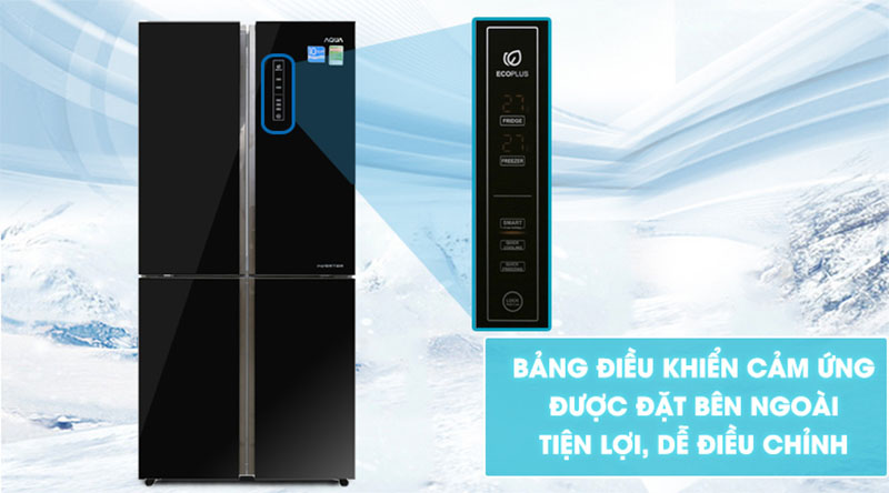 Tủ lạnh Aqua Inverter 456L AQR-IG525AM(GB) (4 cánh)