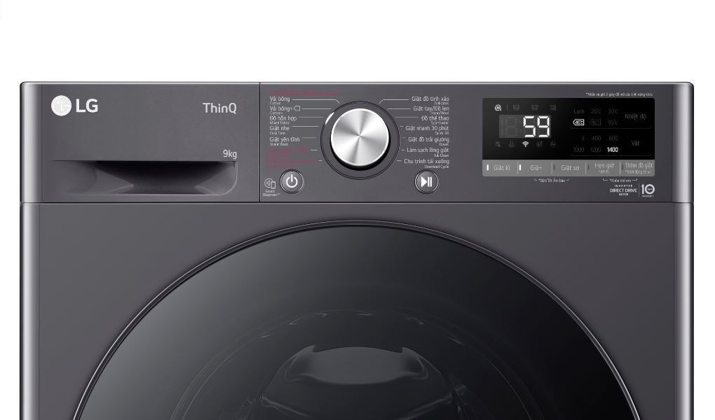 Máy giặt LG Inverter 9 kg FV1409S4M1-kiểu dáng