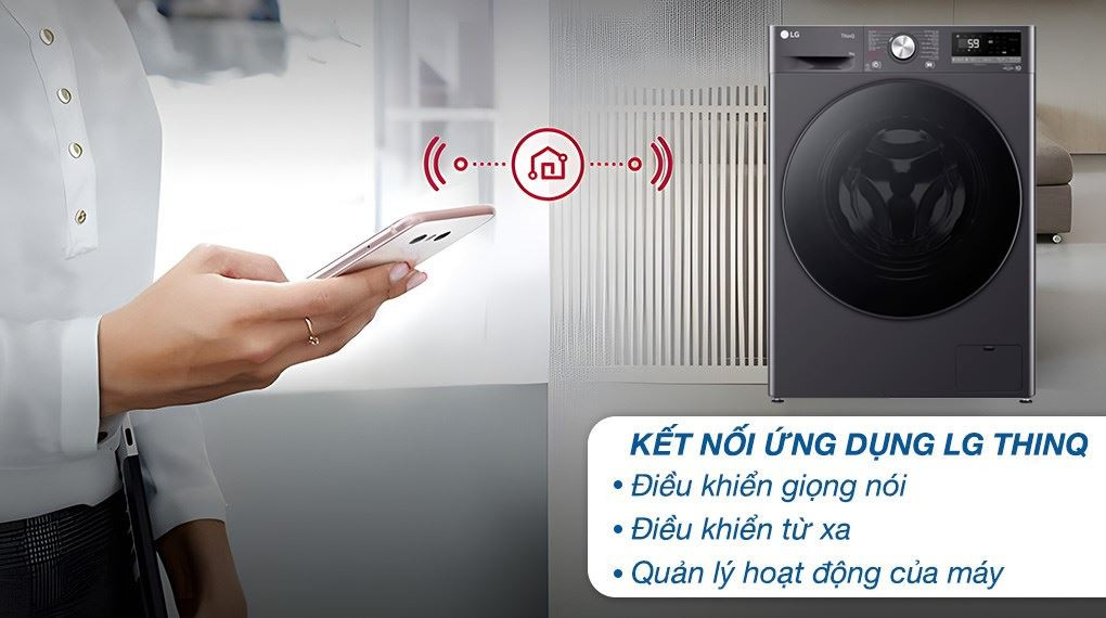 Máy giặt LG Inverter 9 kg FV1409S4M1-tiện ích