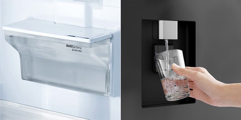 Khay lấy nước ngoài NR-BV331GPKV