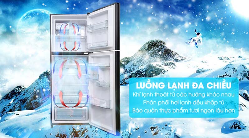 Tủ lạnh Aqua Inverter 235L AQR-I248EN(BL)