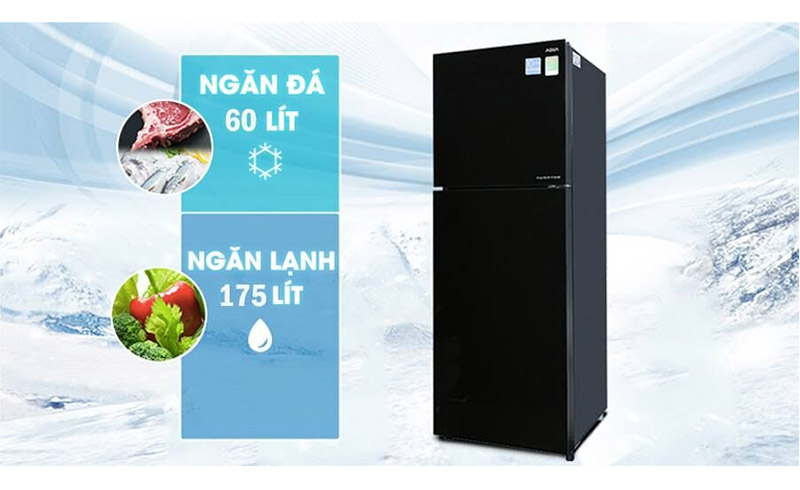 Tủ lạnh Aqua Inverter 235L AQR-I248EN(BL)