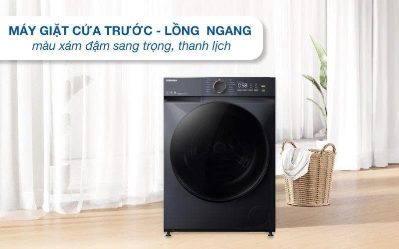 Máy giặt Toshiba thiết kế thanh lịch