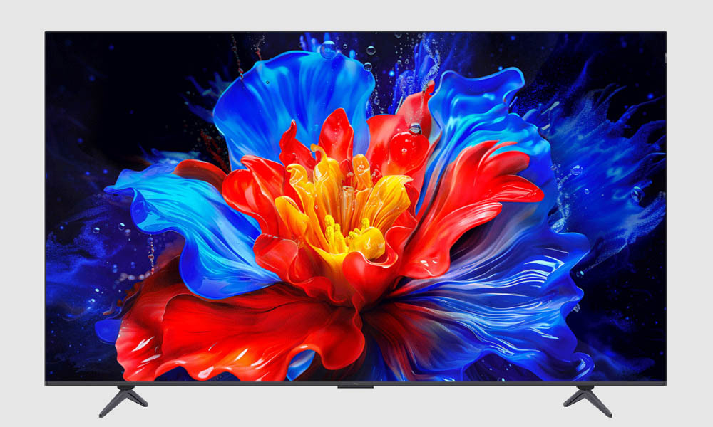 Google Tivi TCL QLED 4K 98 Inch 98P8K sang trọng trong không gian phòng khách
