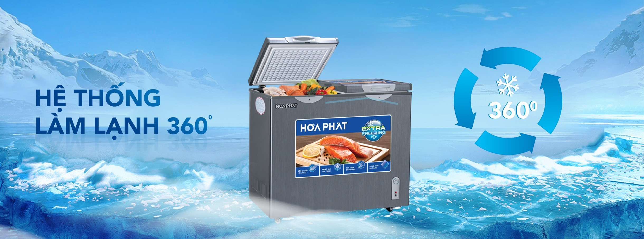 Hệ thống làm lạnh 360 độ