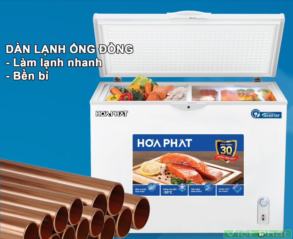 Dàn lạnh ống đồng tủ đông Hòa Phát