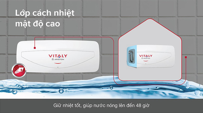 Vitaly 20L Slim 2.5FE-lớp cách nhiệt