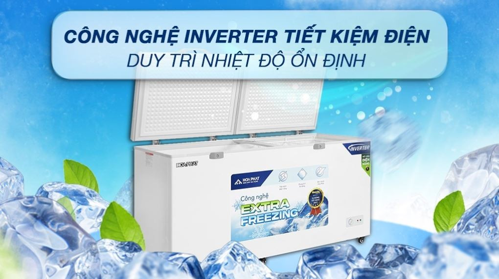 công nghệ Inverter Tủ đông Hòa Phát