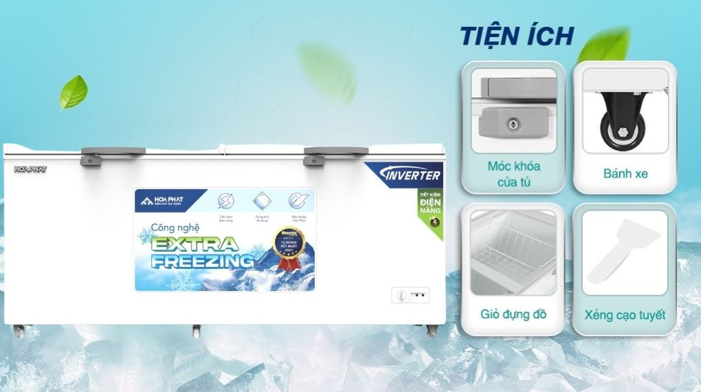 Tiện ích tủ đông Hòa Phát