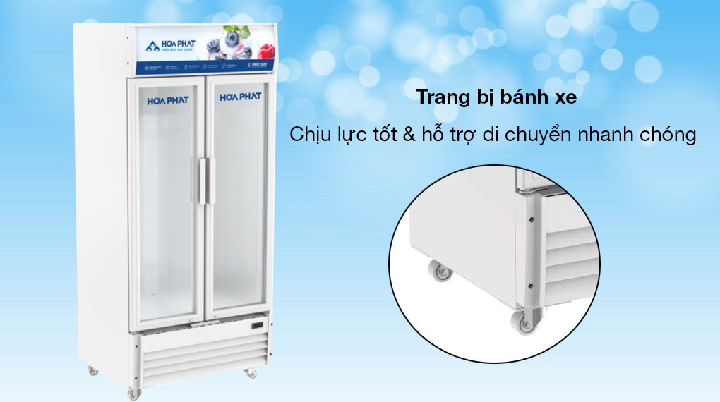Tiện ích tủ mát hòa phát