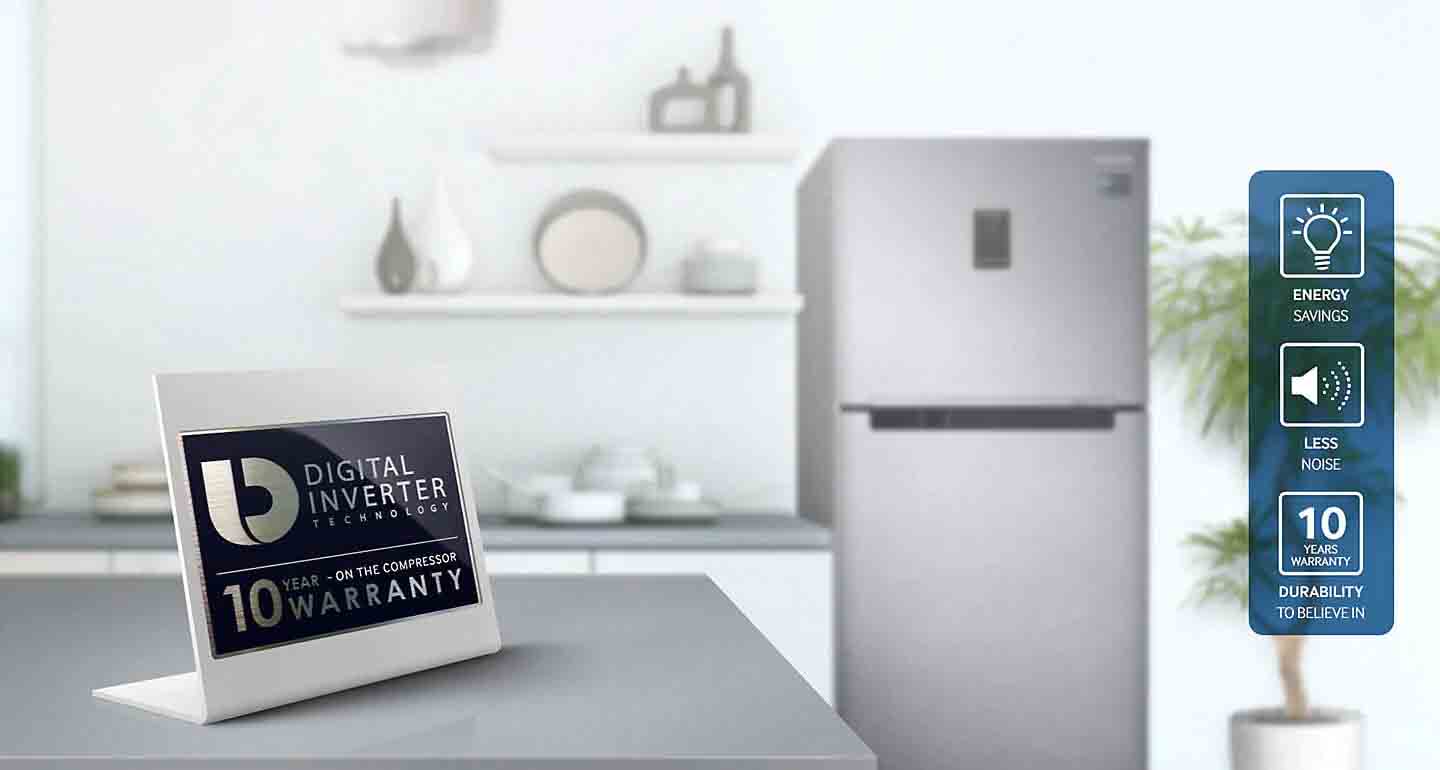 Tủ lạnh Samsung Inverter 308 Lít RT29K5532DX/SV