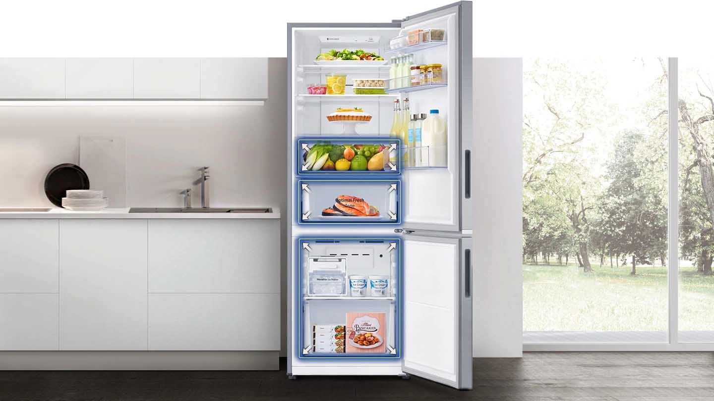 Tủ lạnh Samsung Inverter 310 Lít RB30N4010S8/SV