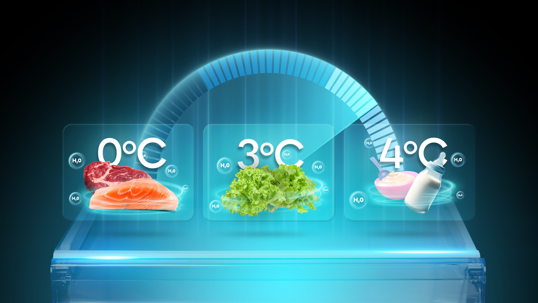 RM-D542GBS-ngăn đông mềm 3 chức năng