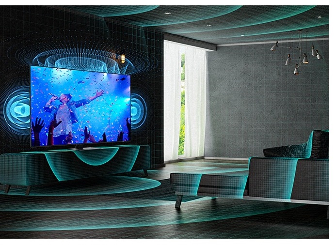 Smart Tivi Samsung Neo QLED 4K 55 inch QA55QN90AA âm thanh hoàn hảo cho không gian