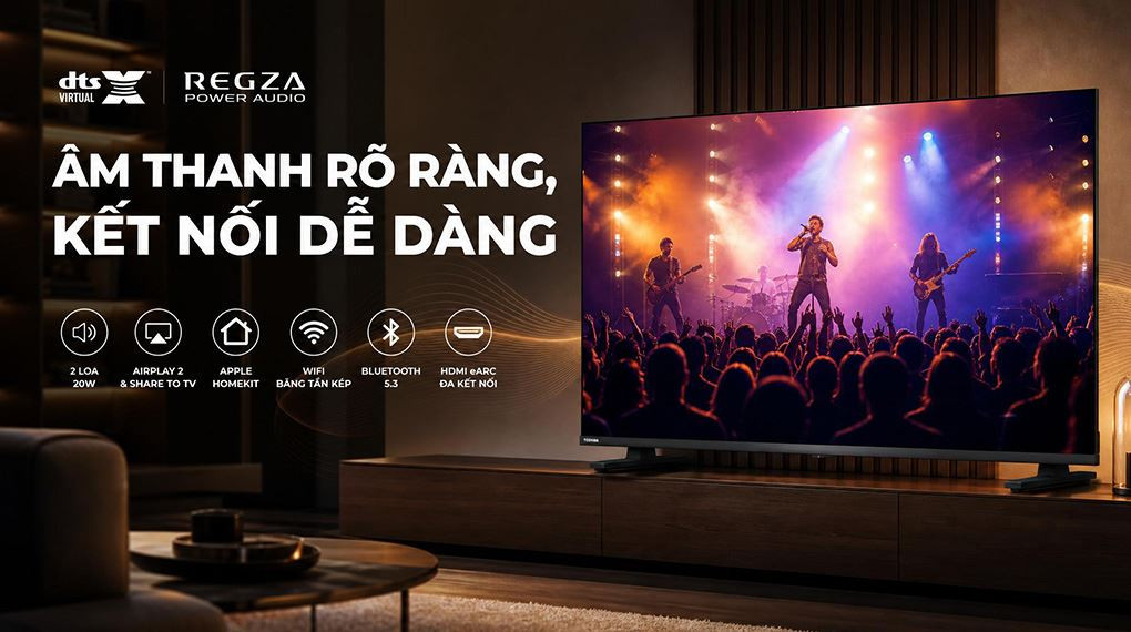 công nghệ âm thanh sống động DTS Virtual:X