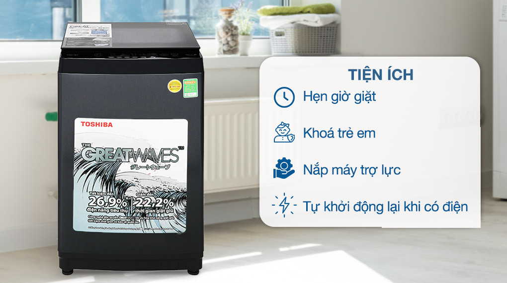 Máy giặt Toshiba 10 kg AW-M1100PV(MK)