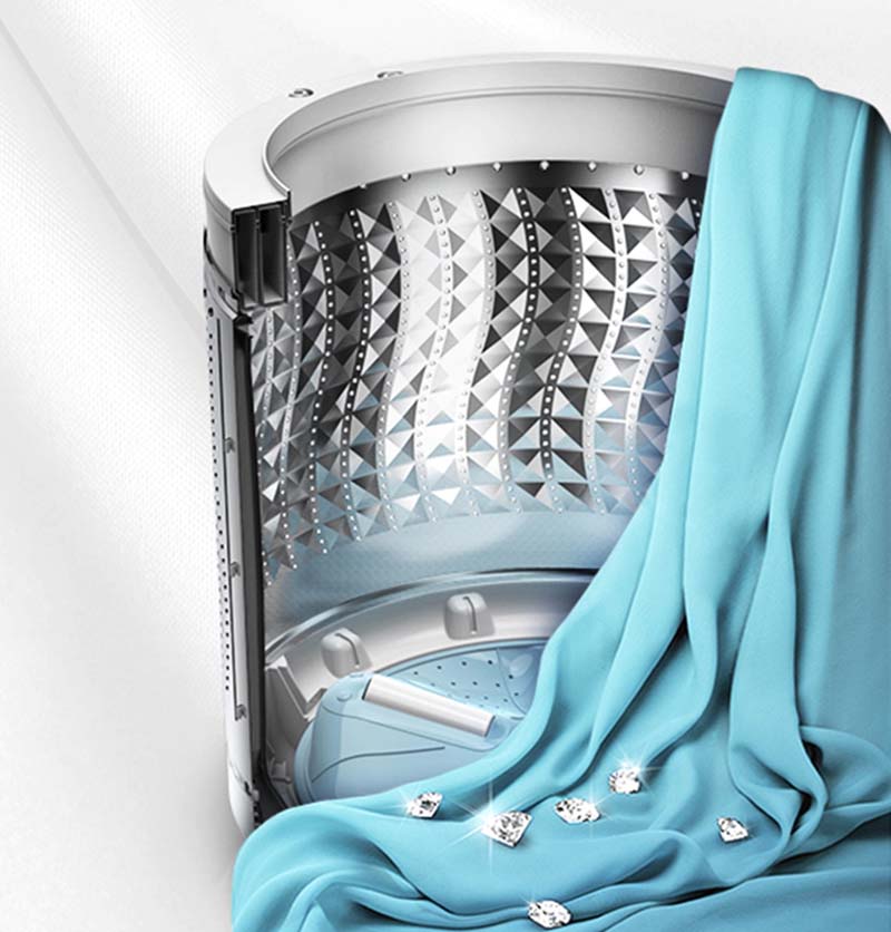 Máy Giặt Samsung Inverter 9kg WA90T5260BY/SV Lồng Đứng
