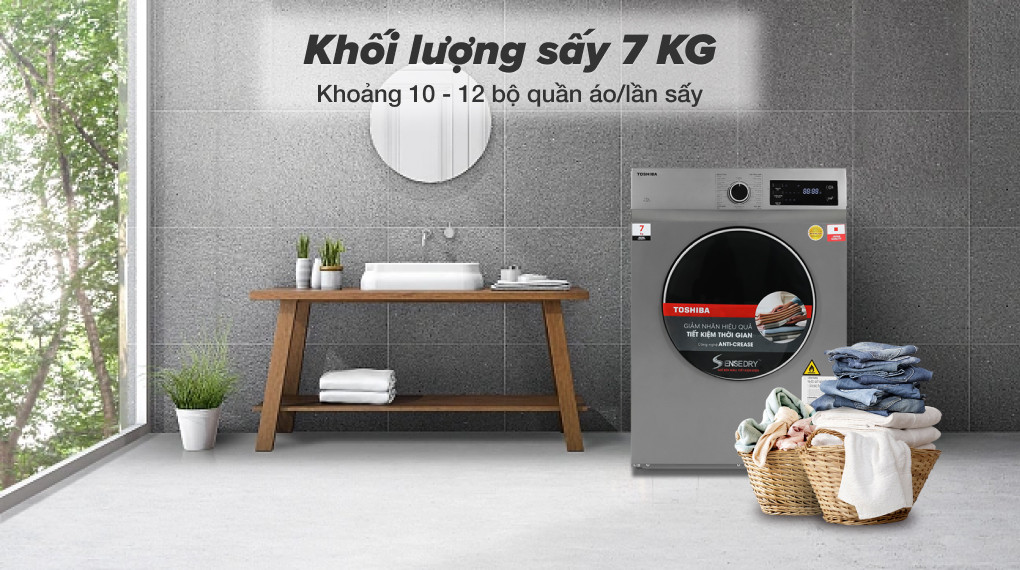 Khối lượng sấy 7 kg