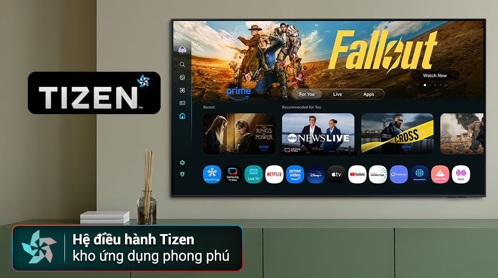 Smart Tivi OLED Samsung AI 4K 83 inch QA83S95F - Hệ điều hành