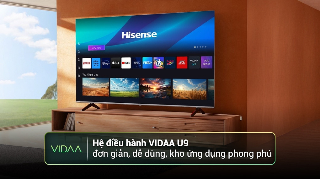 Tiện ích Tivi Hisense 43A5S