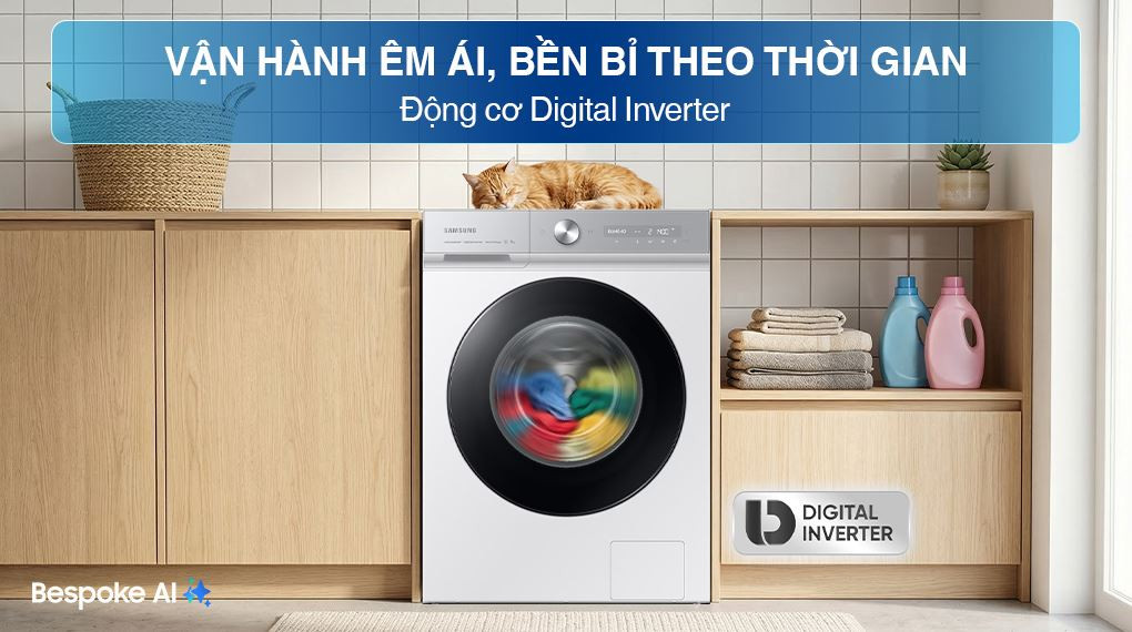 Tiện ích máy giặt Samsung WW14BB944DGHSV