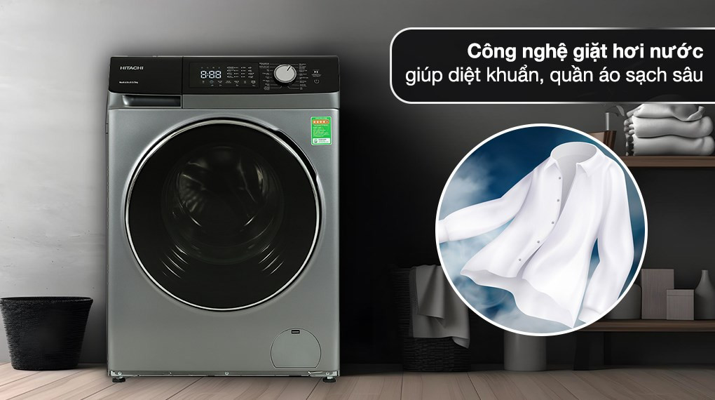 BD-D852HVOS-Công nghệ giặt hơi nước