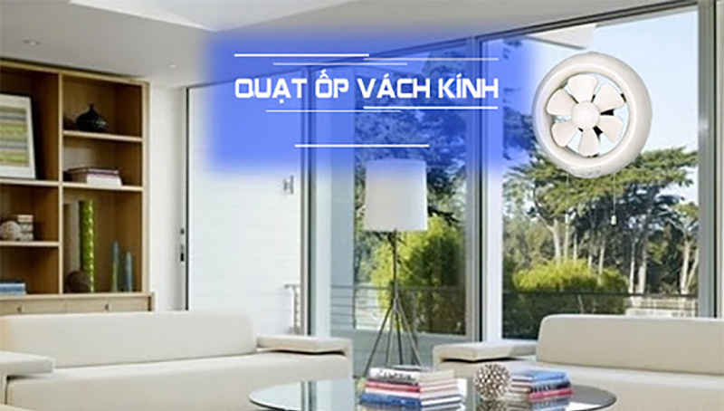 Quạt thông gió ốp vách kính Mitsubishi Electric V-15SL3T chính hãng