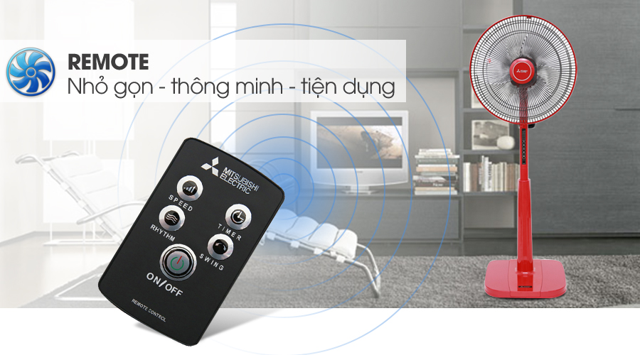 Quạt đứng Mitsubishi Electric (LV16 RV CY-RD)