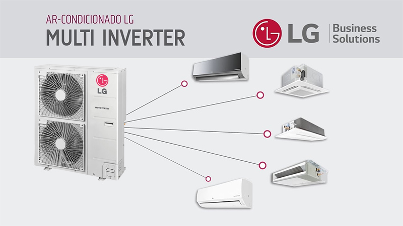 Dàn nóng điều hòa Multi LG Inverter 2 chiều 30.000 BTU (A5UW30GFA2) chính hãng
