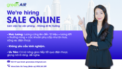 Công Ty Cổ Phần GreenAir Tuyển Dụng - Sale Online