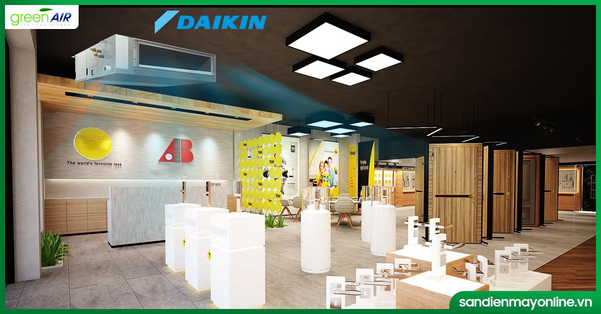 Điều hòa nối ống gió Daikin nâng tầm Showroom của bạn