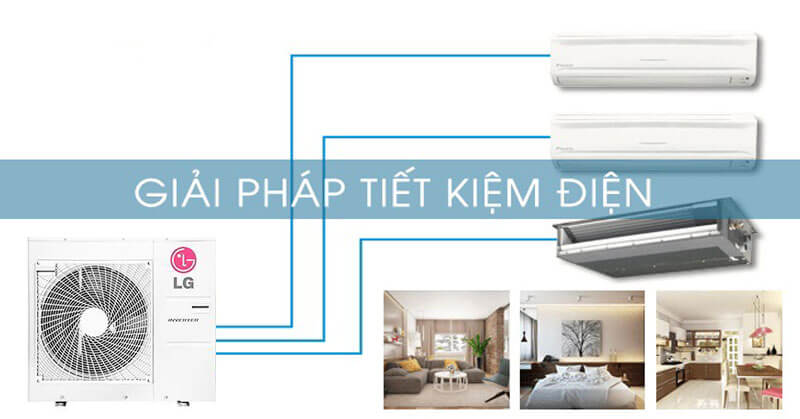 Điều hòa Multi LG giải pháp tiết kiệm điện