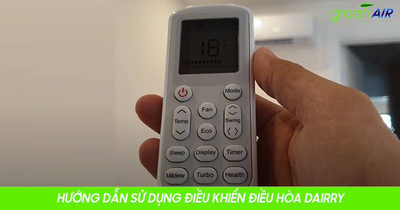 điều khiển điều hòa dairry