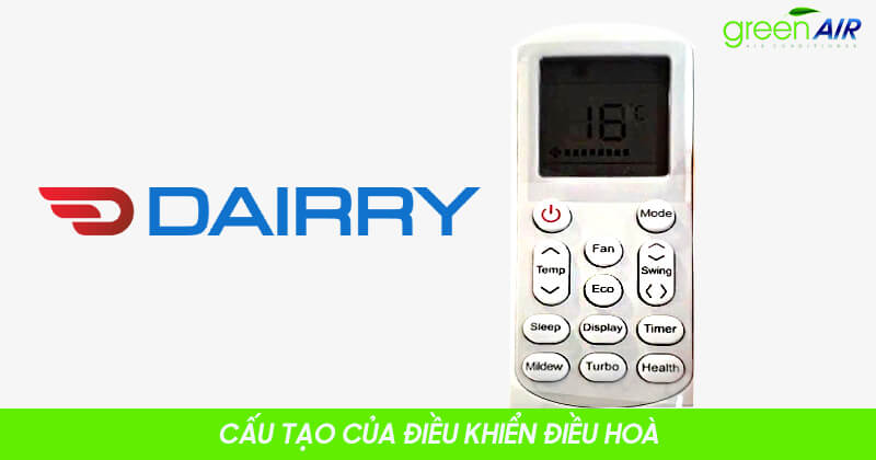 điều khiển điều hòa dairry