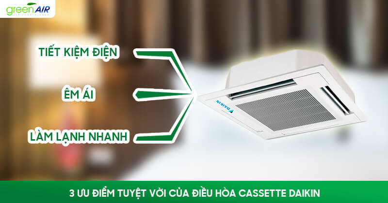 Điều Hòa Âm Trần Cassette daikin