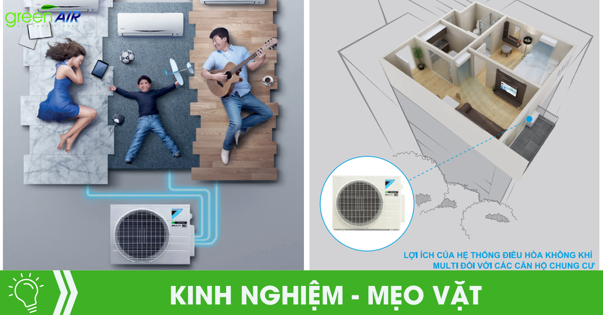 Hướng dẫn sử dụng điều hoà multi daikin 2 chiều cho mùa đông