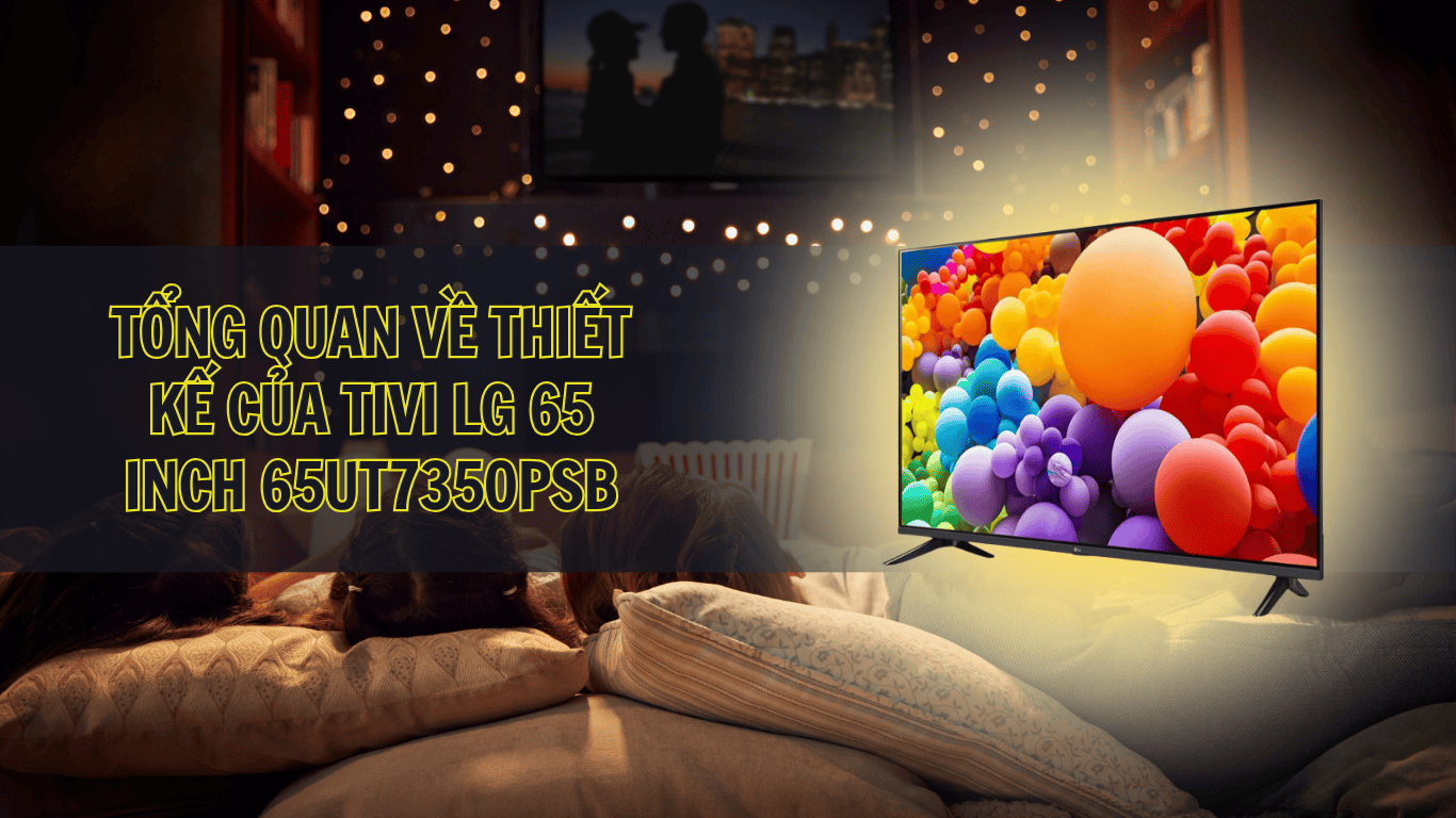Tổng quan về thiết kế của tivi LG 65 inch 65UT7350PSB
