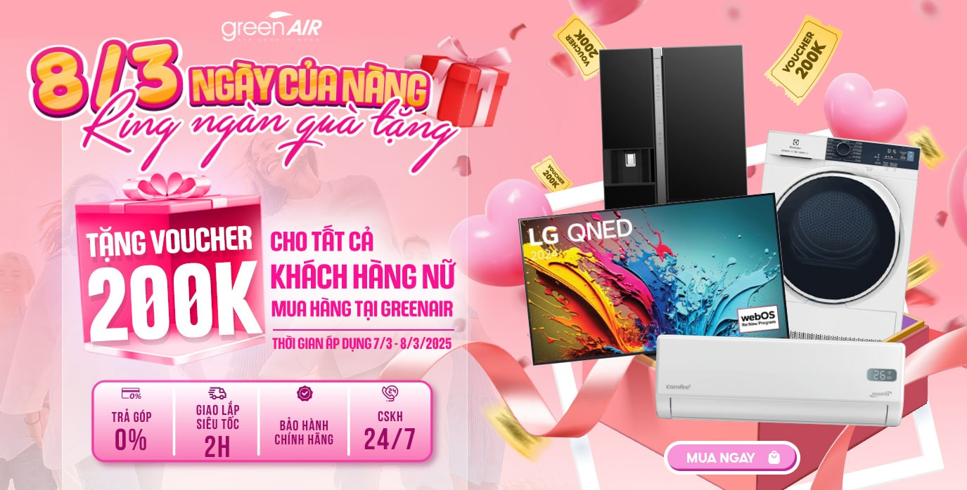 8/3 NGÀY CỦA NÀNG - RINH NGÀN QUÀ TẶNG