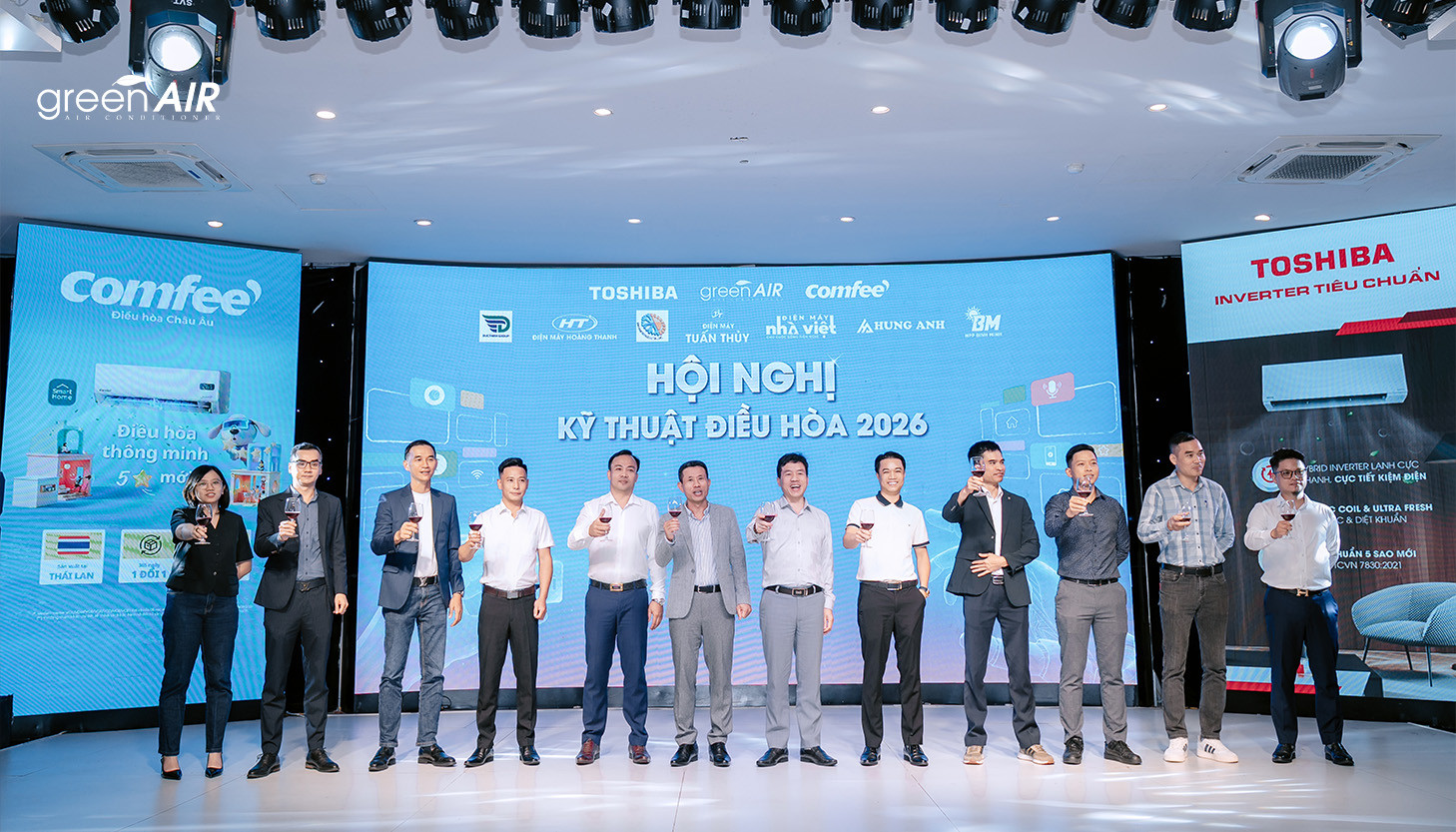 Hội nghị Kỹ thuật điều hòa Comfee - Toshiba 2026