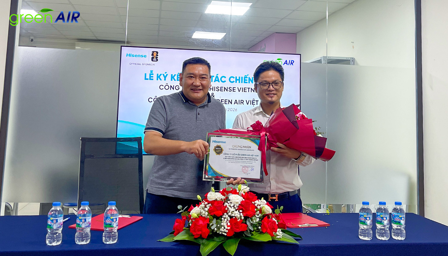 Green Air x Hisense - Lễ Ký Kết Thỏa Thuận Hợp Tác Phân Phối Điện Máy Chất Lượng Cao