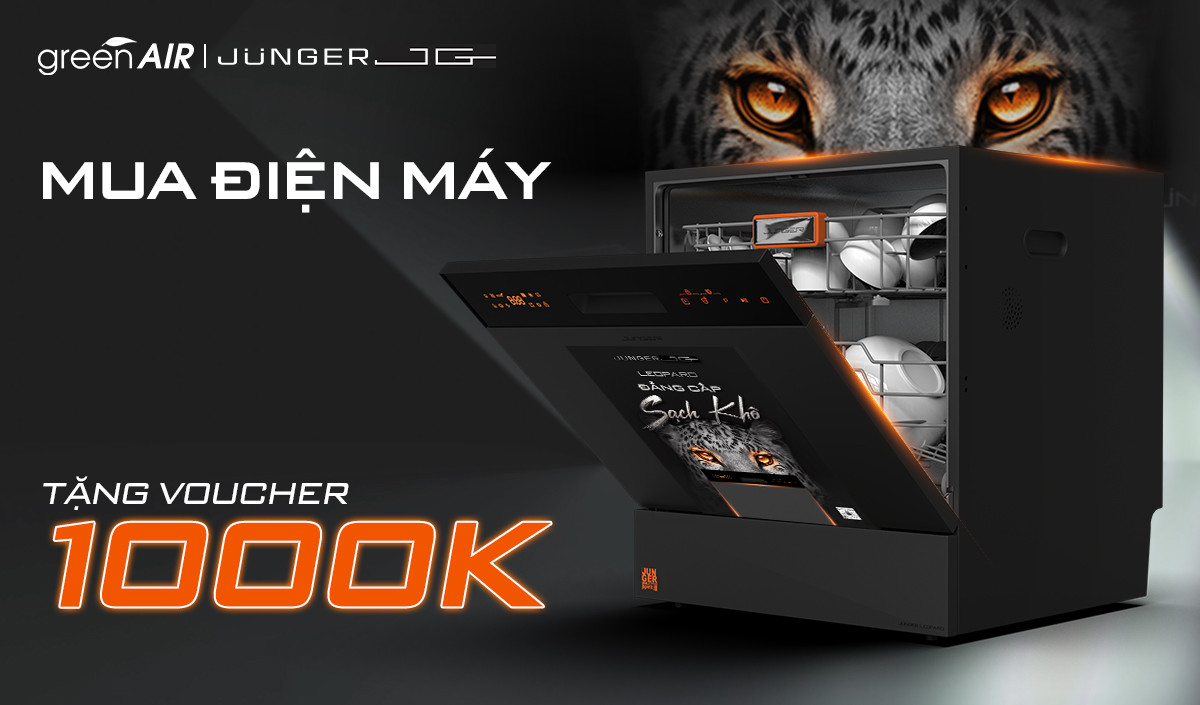 Mua Điện Máy Nhận Ngay Voucher Thiết Bị Bếp Junger Trị Giá 1.000.000 VNĐ