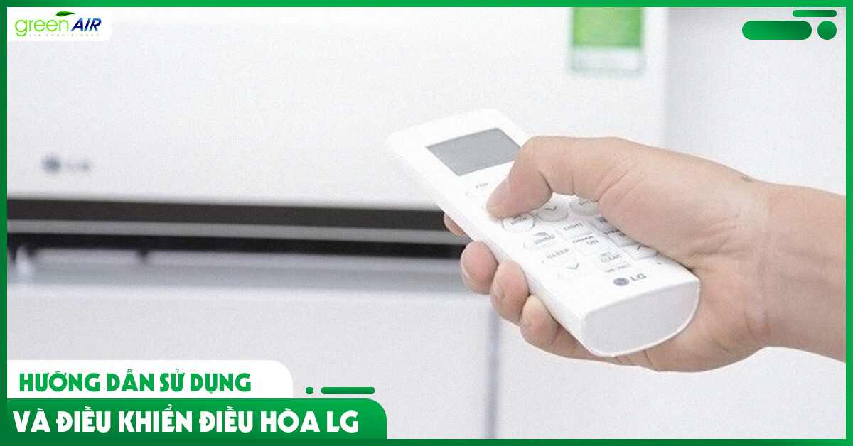 Hướng dẫn sử dụng điều khiển điều hòa LG