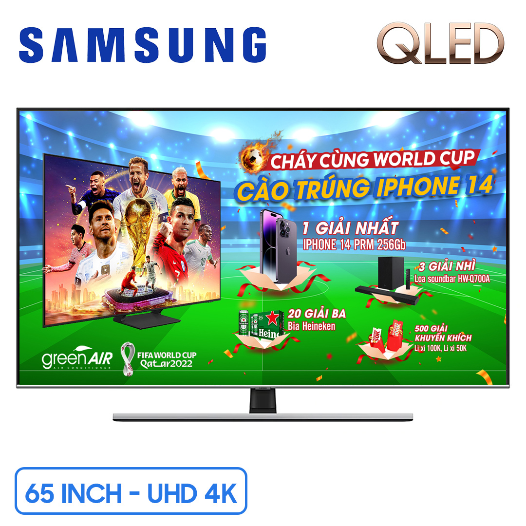 Smart Tivi Samsung QLED 4K 65 inch QA65Q70TA Chính Hãng, Giá Rẻ Nhất
