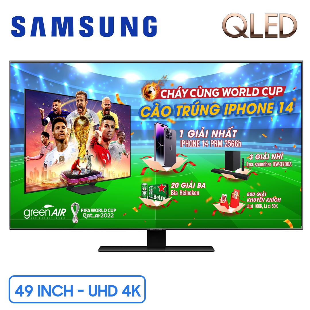 Smart tivi Samsung QLED 4K 49 inch QA49Q80TA Chính Hãng, Giá Rẻ Nhất