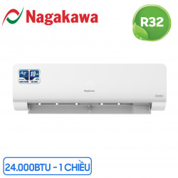 Điều hòa Nagakawa inverter 1 chiều 24000 BTU NIS-C24R2H10
