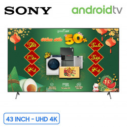 Smart Tivi Sony LED 4K 43 inch KD-43X86J